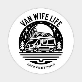 Van Wife Life Magnet